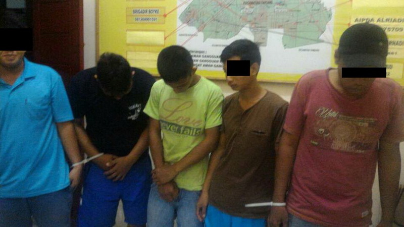 Polsek Tapung Ciduk 5 Judi Qiu-qiu, 2 Diantaranya Pelajar
